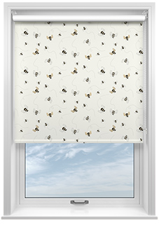 Bumble Bees, Honey - Roller Blind